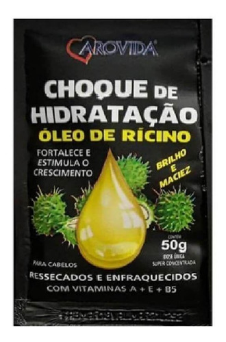 Sachê Arovida Choque De Hidratação Óleo De Rícino - 55g