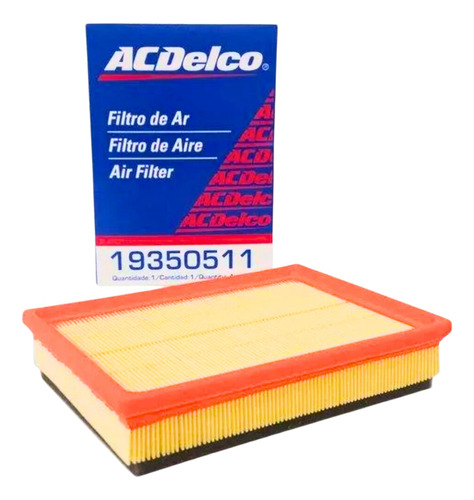 Filtro Ar Motor Original Acdelco Onix 2013 A 2019 Acdelco