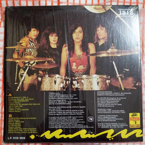 Isis - En Dios Confiamos 1990 Discos Denver 1era Edición Mexico (Usado)