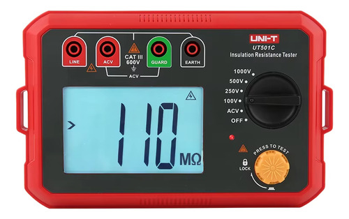 Megometro Digital 1000v 5 Gigaohm Unit Ut501c
