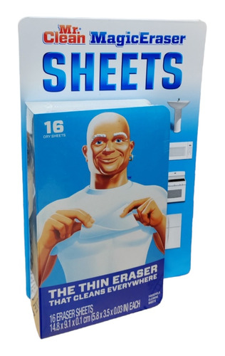 Toallitas De Limpieza Mr Clean Magic Eraser Sheets 16u