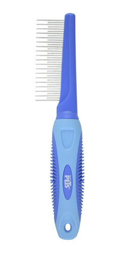 Peine De Metal Muda Pelo Largo Ergonómico Perro Fancy Pets