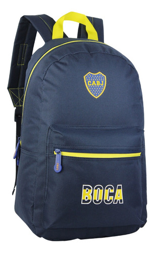 Mochila Escolar Boca Juniors 17  Original Importada Oficial