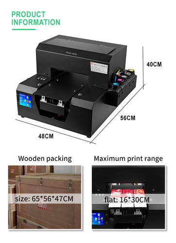 Impresora Secado Uv Tinta A4 Impresión Para Personalización 