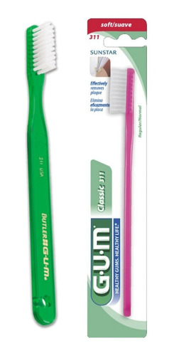 Cepillo De Dientes Gum 311  3hileras Suave Adulto 