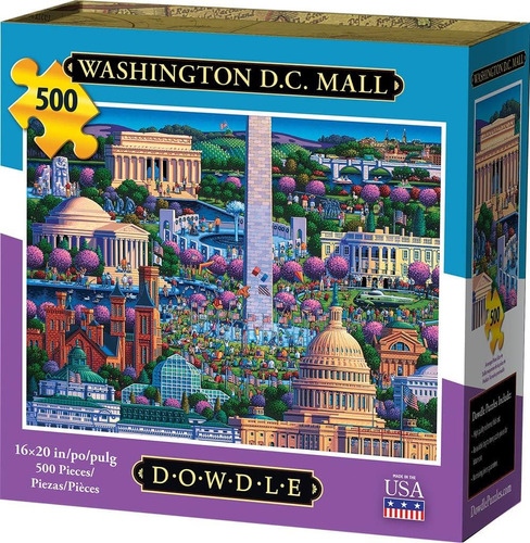 Dowdle Jigsaw Puzzle - Washington Dc Mall - 500 Piezas