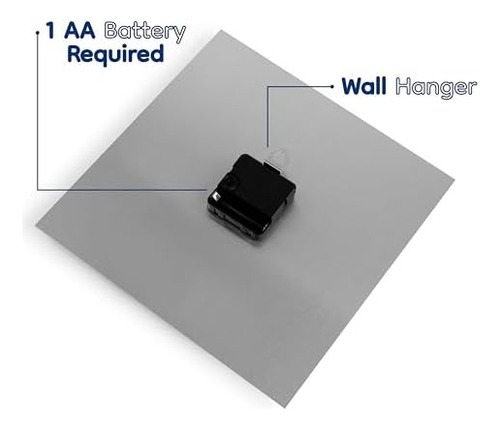 3drose Dpp__3 Reloj De Pared De Tulipanes Azules Iridiscente