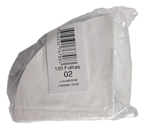 The Best Brew Waals Filtro De Papel Café Tipo V60 02 120un