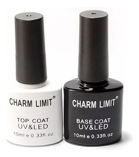 Base + Top Coat Esmalte Semi Permanente Charm Limit 10ml