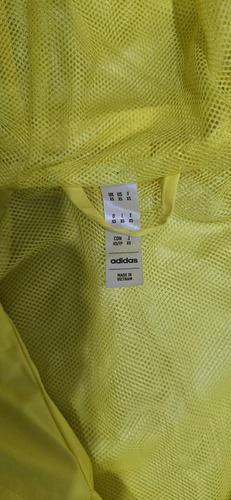 Campera Boca Juniors Adidas Rompevientos Deportiva Unisex (Usado)