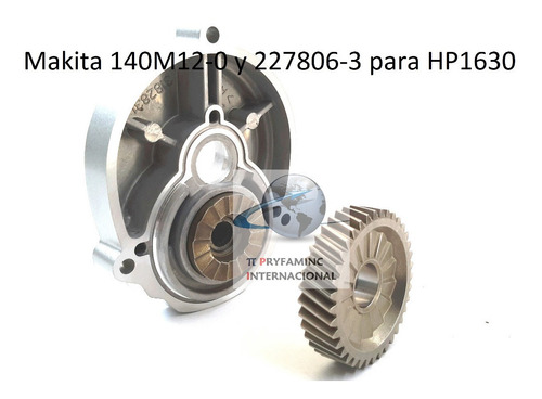 Cubierta Carcasa Y Engrane Makita Hp1630 140m12-0 227806-3