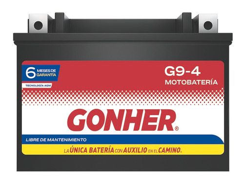 Batería Para Moto Gonher G9-4 Agm | Bajaj Dominar 400 400cc