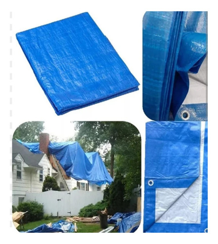 Lona Carpa Multiusos Cobertor Lona Impermeable 4x5 Metros