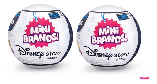 Toy Mini Brands 2 Esferas Disney 5 Sorpresas Serie 1 