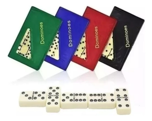 Domino Estuche Plastico Juego De Mesa Hogar