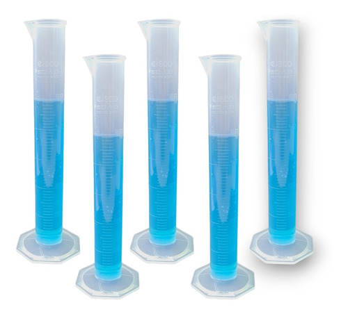 Probeta Graduada De Polipropileno 50ml 5pzs Eisco