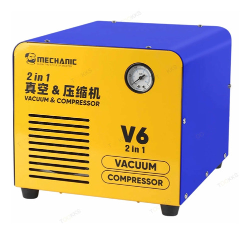 Mechanic V6 2 En 1 Compresor Y Bomba De Vacío (vacuum)