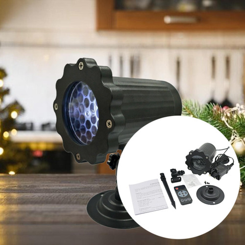 Luces De Proyector De Copo De Nieve Al Aire Libre