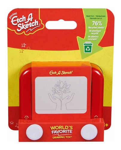 Etch A Sketch Pocket Pizarra Magica De Bolsillo