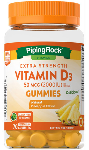 Vitamina D3 200iu Gomitas X70 - Unidad a $613