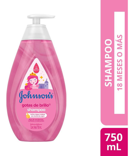 Shampoo Para Niños Johnson's® Gotas De Brillo® X 750 Ml.