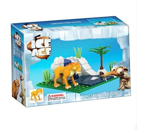 Ice Age Construction Blocks Manny Y Diego Set 2 Piezas (Usado)