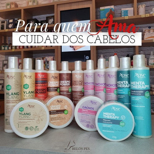 Kit Apice Crespo Power Shampoo E Creme De Pentear 1l