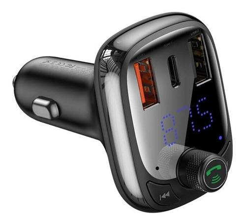 Transmisor Fm Mp3 Bluetooth Multipuertos Baseus Tecnostrike