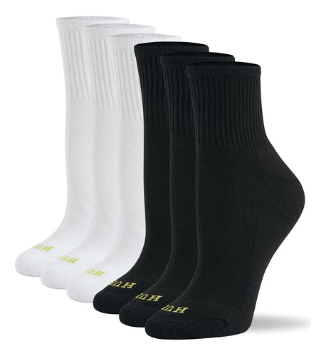 Hue Mini Crew Paquete De 6 Calcetines Informales Para Mujer,