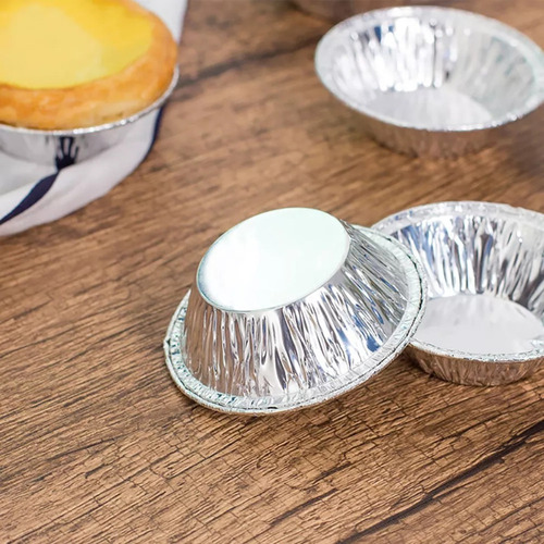 Nx Mini Moldes Desechables De Aluminio Para Tarta De Huevos