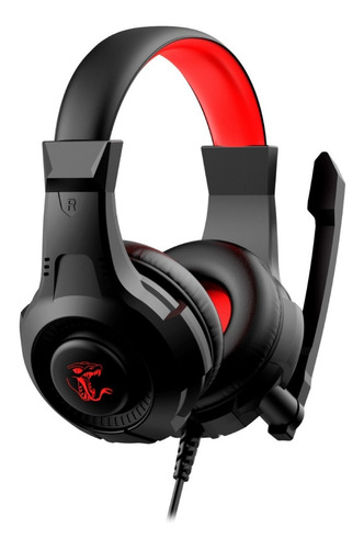 Imagen 3 de 10 de Auricular Gamer Aiwa Constrictor Led Con Mic Auc-1040vl