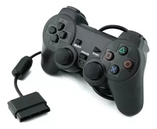 Joystick Control Ps2 Con Cable Dualshock Negro