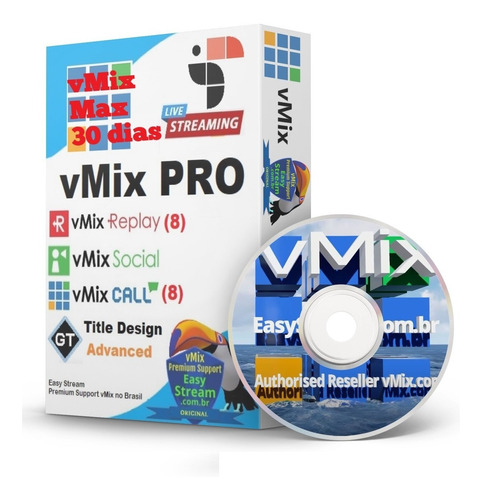 Vmix Pro 30 Dias (8 Vmix Call + Vmix Social + 8 Replay)