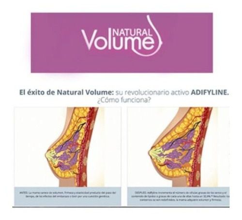 Imagen 5 de 9 de Natural Volume - Incrementa Busto / Pecho Paquete 60 Dias