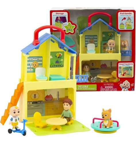 Set Casa De Cocomelon Con Accesorios Y Figura Jj