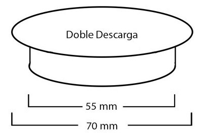 Repuesto Botón Doble Descarga Para Sanitario