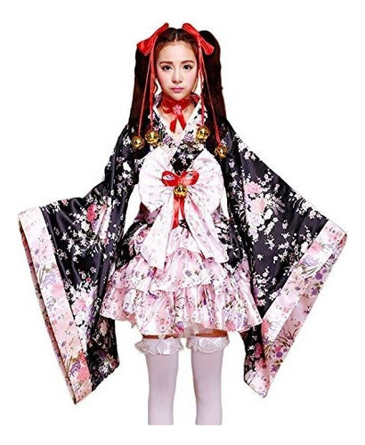 Vestido De Traje De Cosplay Lolita Vsvo Animado De Halloween