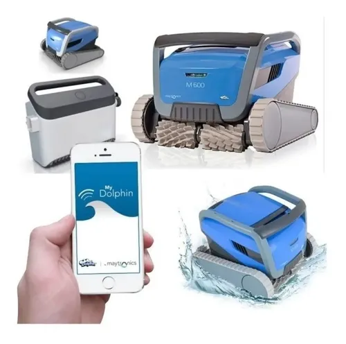 Robot Dolphin M600 Wifi Pileta Piscinas Barrefondo + Carro