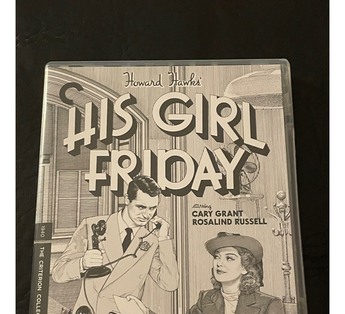 His Girl Friday Blu Ray (criterion Collection)