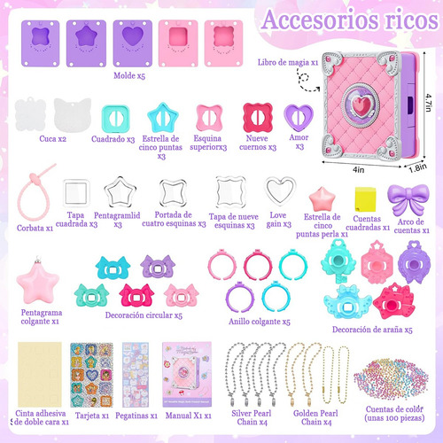 Diy Anillos Joya Pegatinas Juegos Para Niñas