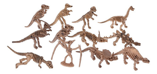 R (1 Conjunto De 12) Esqueletos De Dinossauro 12