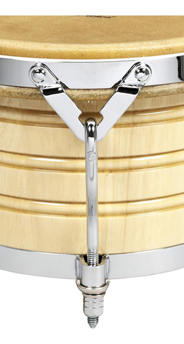 Tambor Bongo Latin Percussion Lp201a-3, Color Natural/cromad