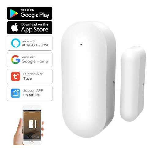 Sensor Puerta Ventana Wifi Alexa Google Home Domotica