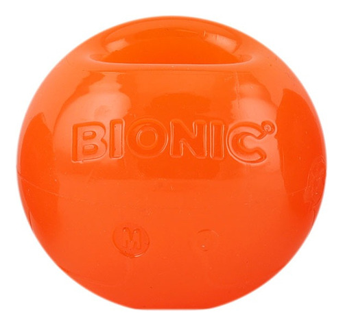 Juguete Pelota Para Perros Rellenable Bionic Ball Small 6 Cm Color Naranja