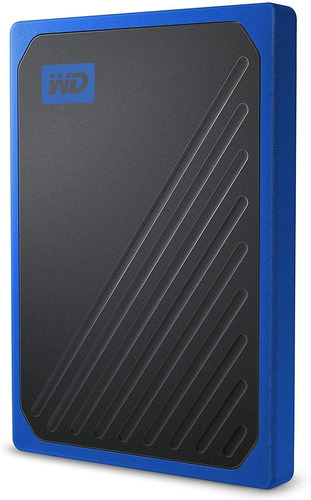 Wd Gb Mi Pasaporte Go Usb Ssd Cobalto Portatil De Almac...