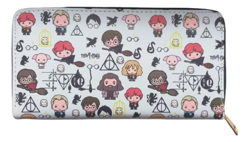 Billetera Alargada Harry Potter Personajes Chibis