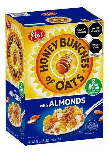 Cereal Gr Honey Bunches Of Oats Con Almendras Y Miel 1.36 Kg