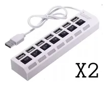 Comprar Hub Usb 7 Puertos En 1 Conector Cables Cargador Computacion