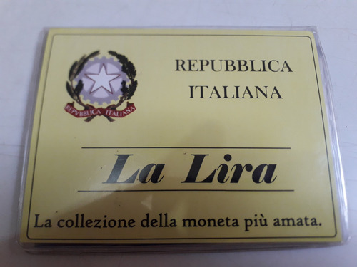 Monedas De Italia X 10 En Blíster La Lira (Usado)