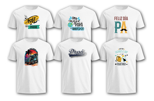 Playeras Sublimadas Mod Día Del Padre Varios Modelos